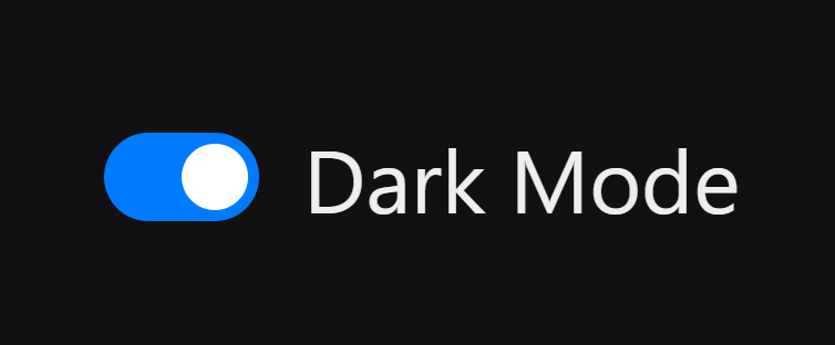 dark mode switch html
